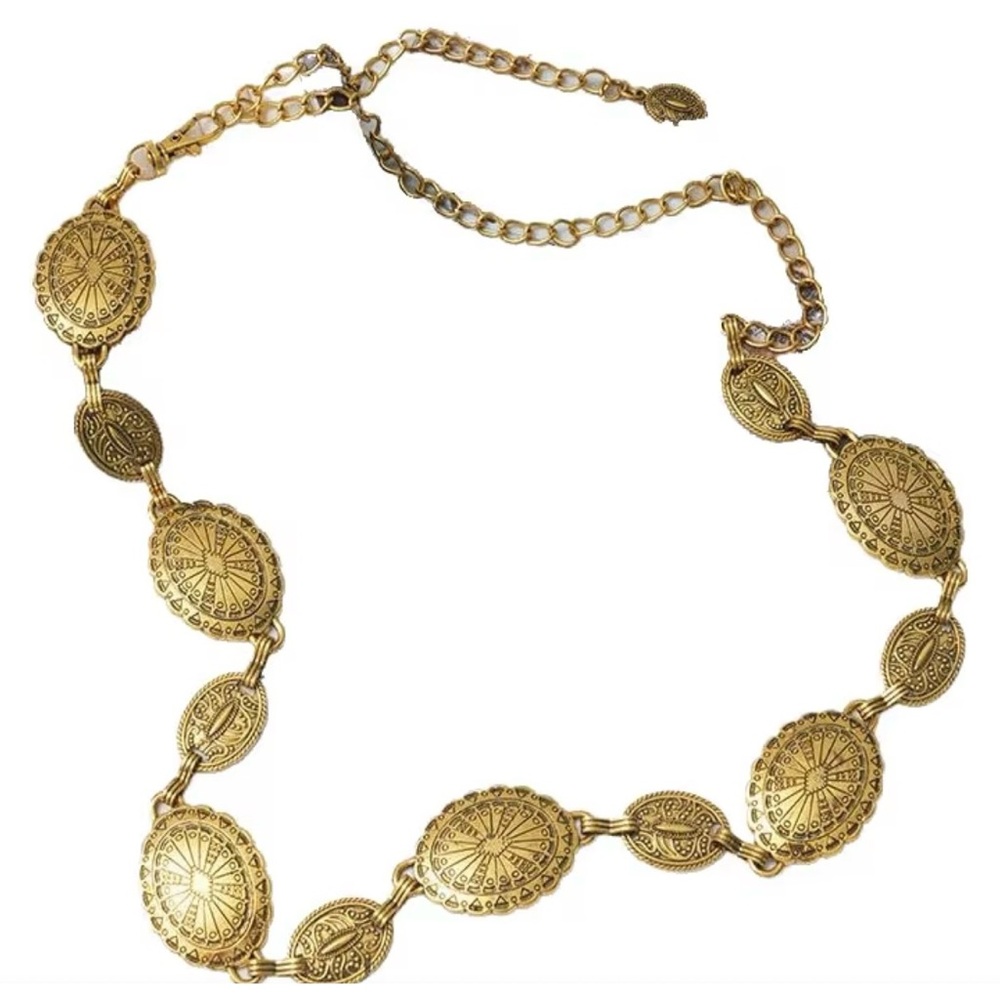 Elegant Gold Women's Chainbelt